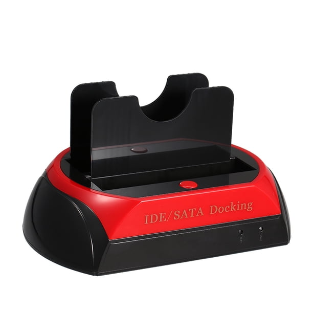 Estación de acoplamiento HDD HDD Docking Station Base de la estación de acoplamiento de la unidad de disco duro dual para 2.5 pulgadas IDE / SATA USB 2.0 de 3.5 pulgadas Abanopi Estación de acoplamiento HDD