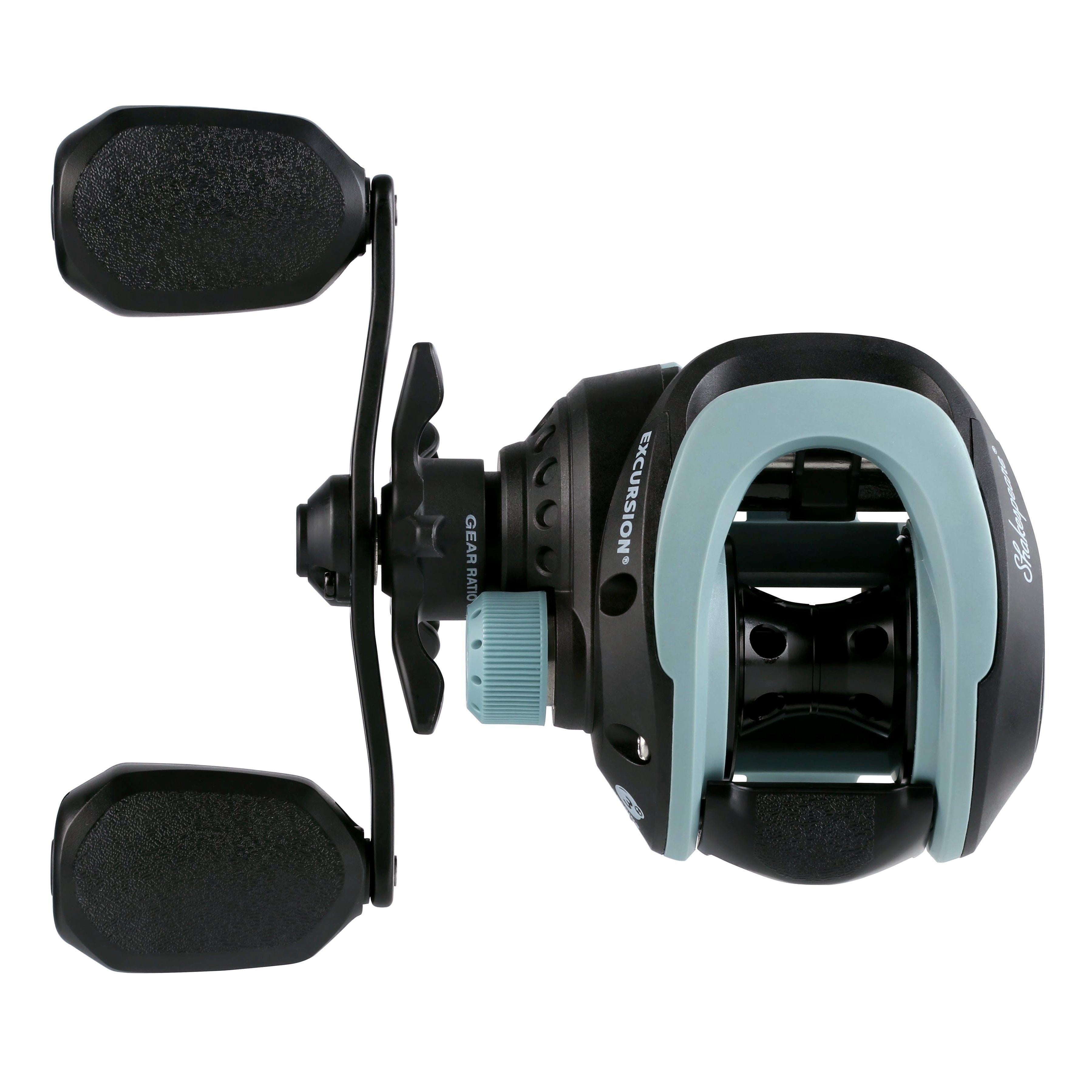 Shakespeare Excursion Low Profile Baitcast Fishing Reel, Left-Handed