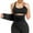 Black, variant on Waist Trainer for Women Waist Cincher Trimmer Toning Belt Weight Loss Back Support Tummy Control Yoga Shaper Workout