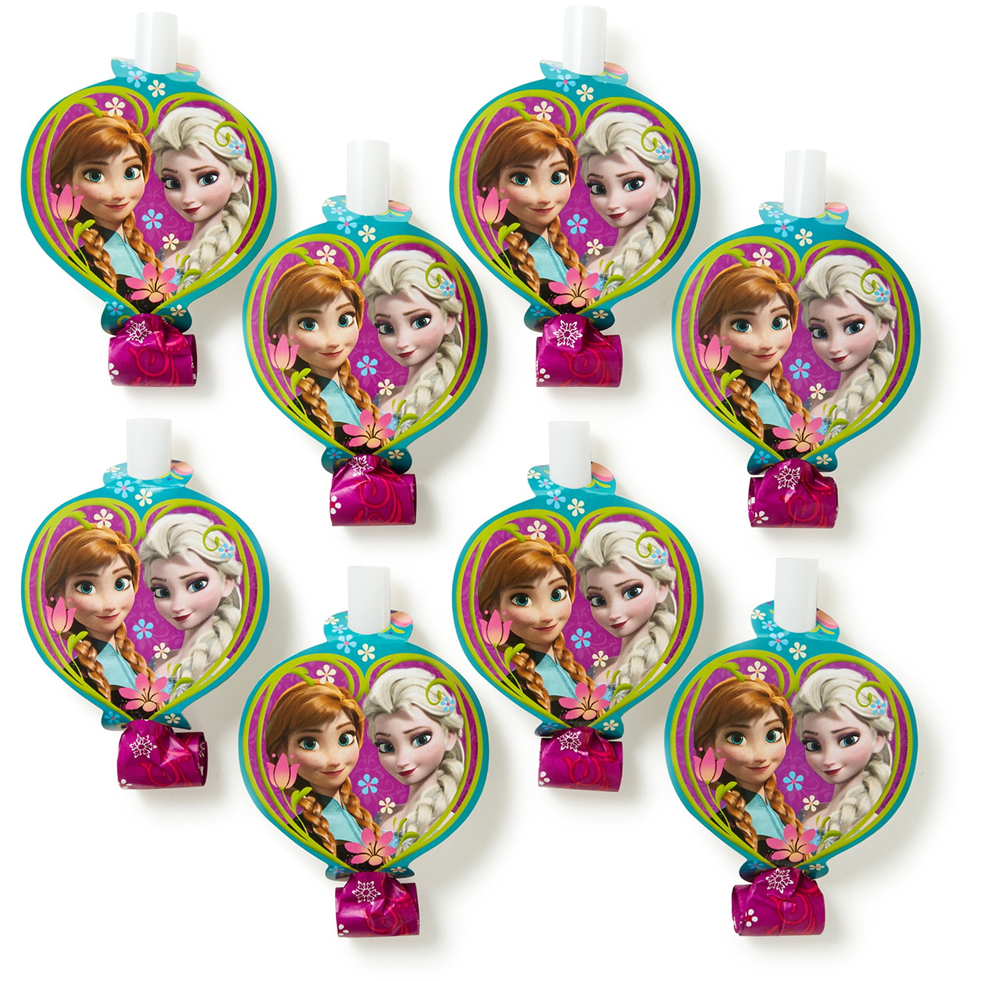 VAYNEIOJOY Frozen Party Favors Frozen Birthday Party Supplies Kit Includes  10 Bracelets 10 Keychains 10 Button Pins 10 Bags 50 Stickers for Frozen