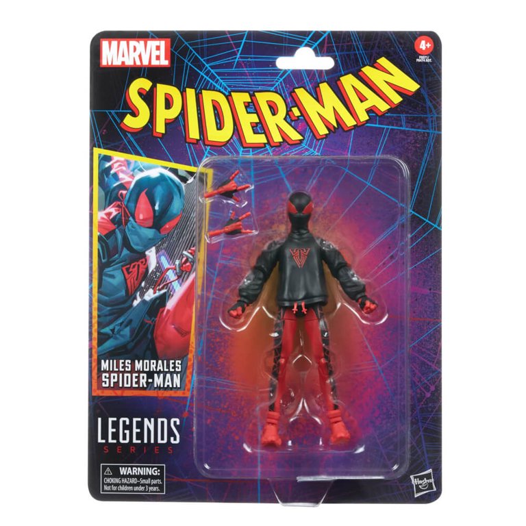  Marvel Spider-Man 6-inch Legends Series Ultimate Spider-Men:  Miles Morales : Toys & Games