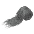 thumbnail image 1 of Unique Bargains 59" x 4" Plush Faux Fur Fabric Precut Strips Fluffy Faux Fur Ribbon, Dark Grey, 1 of 6