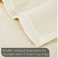 thumbnail image 3 of Poyet Motte Aubisque Heavyweight 100% Wool All Natural Blanket, Full/Queen Size, Natural, 3 of 9
