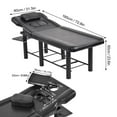 thumbnail image 2 of Gonipol Heavy Duty Massage Table Spa Facial Bed Massage Bench Metal Frame Esthetician Table with Adjustable Backrest Massage Supplies for Cosmetic first-rate, 2 of 9