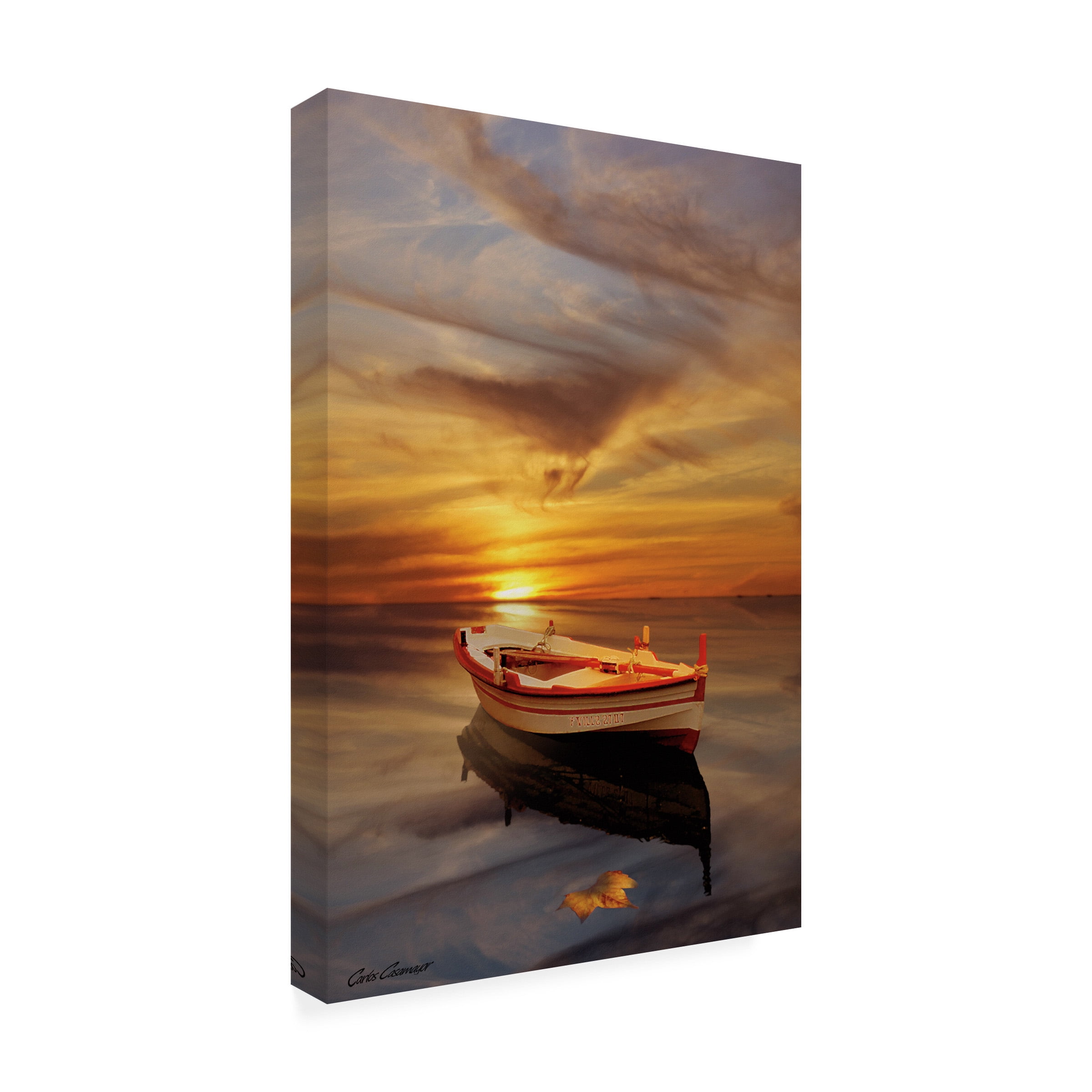 Carlos Casamayor 'Strange Stillness' Outdoor Canvas 24x16