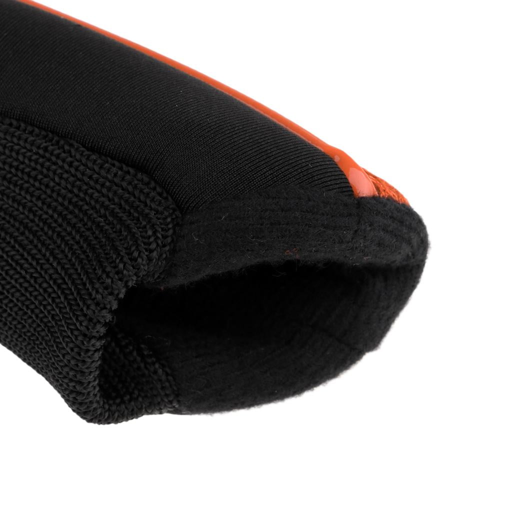 Axioma 4 Pieces Golf Hybrid UT Club Head Cover Headcover with Number Tag Orange