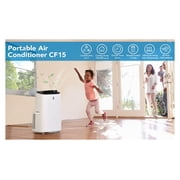15000 BTU Portable Air Conditioners,5-In-1 Vertical AC with Remote,Cools Up to 850 Sq.Ft,Quiet Operation,Includes Fan,Dehumidifier, Timer Functions,Ideal for Bedroom or Office,Window Kit
