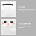 thumbnail image 2 of WHAMVOX  Teenager Piggy Bank Toy Cute Rabbit Money Unbreakable Jar Office, 2 of 8