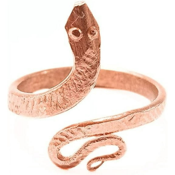 Copper Ring For Men Or women Copper Wrapped Ring,Copper Jewelry,Orange Solid Copper Ring,Free size