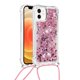 thumbnail image 1 of Funda FOXDOCK para iPhone 12 con Cuerda Ajustable, Brillo Líquido, Protección Antigolpes y Lente – Ideal para Regalo, 1 of 6