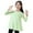 Green, variant on 4T-12T Girls Athletic Performance Long Sleeve Shirts Active Dry Fit Rash Guard Yoga T-Shirt Loose Fit