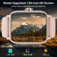 thumbnail image 2 of Women'S Smartwatch (Answer/Make Phone Calls) With Message Reminder, Step Counting, Fitness Watch, Suitable For Android Ios, Pink, 2 of 5