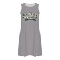 thumbnail image 4 of Vestido de Verano para Mujeres, Vestido de Cuello Redondo sin Mangas de Bolsillo de Impresión de Moda Casual Hecha de 95% Poliéster 5% Spandex para Primavera Verano, Vestido Sexy para Mujeres, 4 of 5