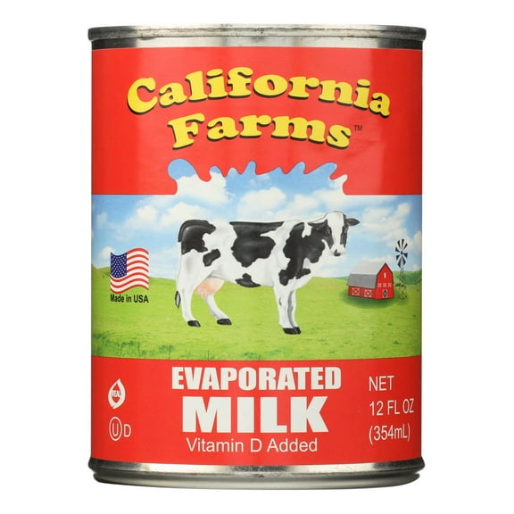California Farms Evaporated Milk 12 oz (Pack Of 6)