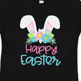 thumbnail image 4 of Inktastic Happy Easter with Bunny Ears and Flowers Boys or Girls Toddler T-Shirt, 4 of 5