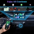 thumbnail image 2 of Wireless CarPlay Adapter for iPhone, 2025 Upgrade Convert Wired to Wireless Car Play Dongle, Mini Size USB Design for Apple CarPlay Adapter, USB-A/Type-C,, 2 of 9