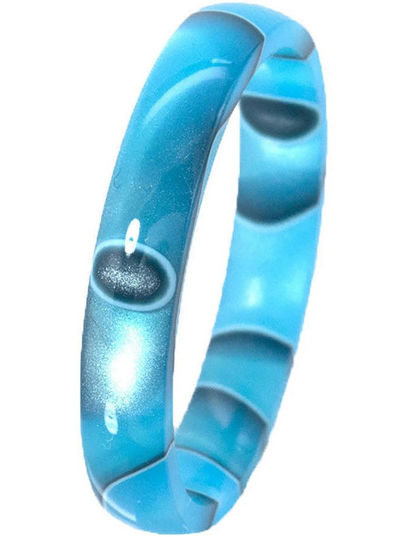 4mm Half-Round Caribbean Swirl Stackable Ring