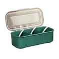 thumbnail image 2 of Callipe Condiment Server with Ice Tray Cold Serving Tray for Bar Fruit Salad Taco Multipurpose Chilled Condiment Caddy with Compartments And Separate Lids, 2 of 8
