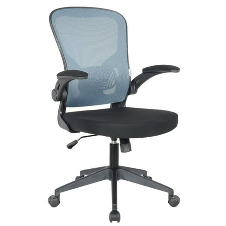 UPC: 0765531576881 | LeisureMod Newton Modern Adjustable Height Mesh Swivel Office Chair With Flip Up Armrests