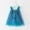 Blue, variant on YHAJDS Infant Girls Dress Floral Print Sleeveless Mesh Summer Casual Princess Sundress