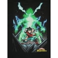 thumbnail image 2 of My Hero Academia Deku Glowing Quirk Men's Black T-shirt-Medium, 2 of 3