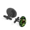 thumbnail image 2 of Saint Patrick's Day Elegant Dress Shirt Cufflink Set Made of Stainless Steel for Formal Occasions, 2 of 6