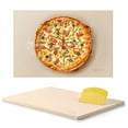 thumbnail image 1 of VEVOR Pizza Stone, 20 x 14 x 0.67 in Rectangular Pizza Stone, Extra Large Baking-Stone with Scraper, 1450℉ Heat-Resistant Cordierite, for Oven, BBQ Griller, Baking Bread & Pizza, 1 of 9