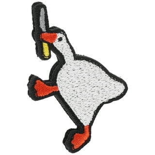Funny Iron-On Patch Be Goose - Do Crimes Goose Patches for All Fabrics and Leather | Quote Sticker to Iron on for Clothing and Backpacks | Biker