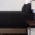 thumbnail image 2 of Rizzy Pillow Knife Edge Shag Pillow Black 17"X17"X7", 2 of 5