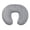 Dark gray, variant on Nursing Breastfeeding Pillow cover Newborn Infant Baby Maternity Pillow Cover Nursing Slipcover Removable-Washable