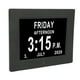 thumbnail image 1 of Reloj Digital Reloj Calendario Demencia Set de Reloj Digital de Día con Pantalla Grande de 7 pulgadas y 12 Modos de Alarma para Personas con Visión Reducida Extra Grande, 1 of 8