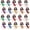20, variant on 60PCS Little Jesus Figures, Mini Jesus Figurines in Bulk, Multicolor Tiny Jesus Figures, Miniature Figurines to Hide and Seek Religious Gifts for Easter Egg Stuffers