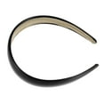 thumbnail image 1 of Diademas de cuero Unique Bargains para el cabello de mujeres, colores sólidos gruesos, negro, 1 PCS, 1 of 7