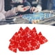 thumbnail image 4 of Dados Digitales Transparentes ANGGREK 25 Piezas Juego De Dados Triangulares Rojo, 4 of 8