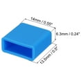 thumbnail image 2 of 25pcs USB Type A Port Plugs Covers Caps Silicone Anti Dust for USB Male End, Blue, 2 of 6