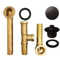 thumbnail image 4 of Westbrass 22-1/2" 20 ga. Bathtub Assembly with Pull & Close Drain and 2-Hole Overlfow, Oil Rubbed Bronze, 4 of 14