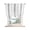 Gray, White, Silver, variant on Navy Blue Striped Tie Up Curtains for Kitchen Windows,Adjustable Rod Pocket Valance 45 Inch Short, Watercolor Abstract Vertical Stripes Ombre Window Treatment Balloon Roman Blind Shade, 42" x 45"