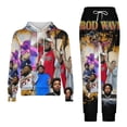thumbnail image 5 of Rod Wave Children's Sweatshirt & Sweatpant Set 2 Pcs Hoodies Jogger Pants Sweatsuit Pullover Hooded Hoody Sweatpant Tracksuits, 5 of 9