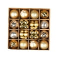 thumbnail image 3 of Juego de Bolas navideñas de 36 piezas BLESIY Adorno colgante Oro, 3 of 8