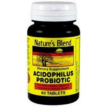 Nature's Blend Acidophilus Probiotic Tablets, 60ct 079854089813S516