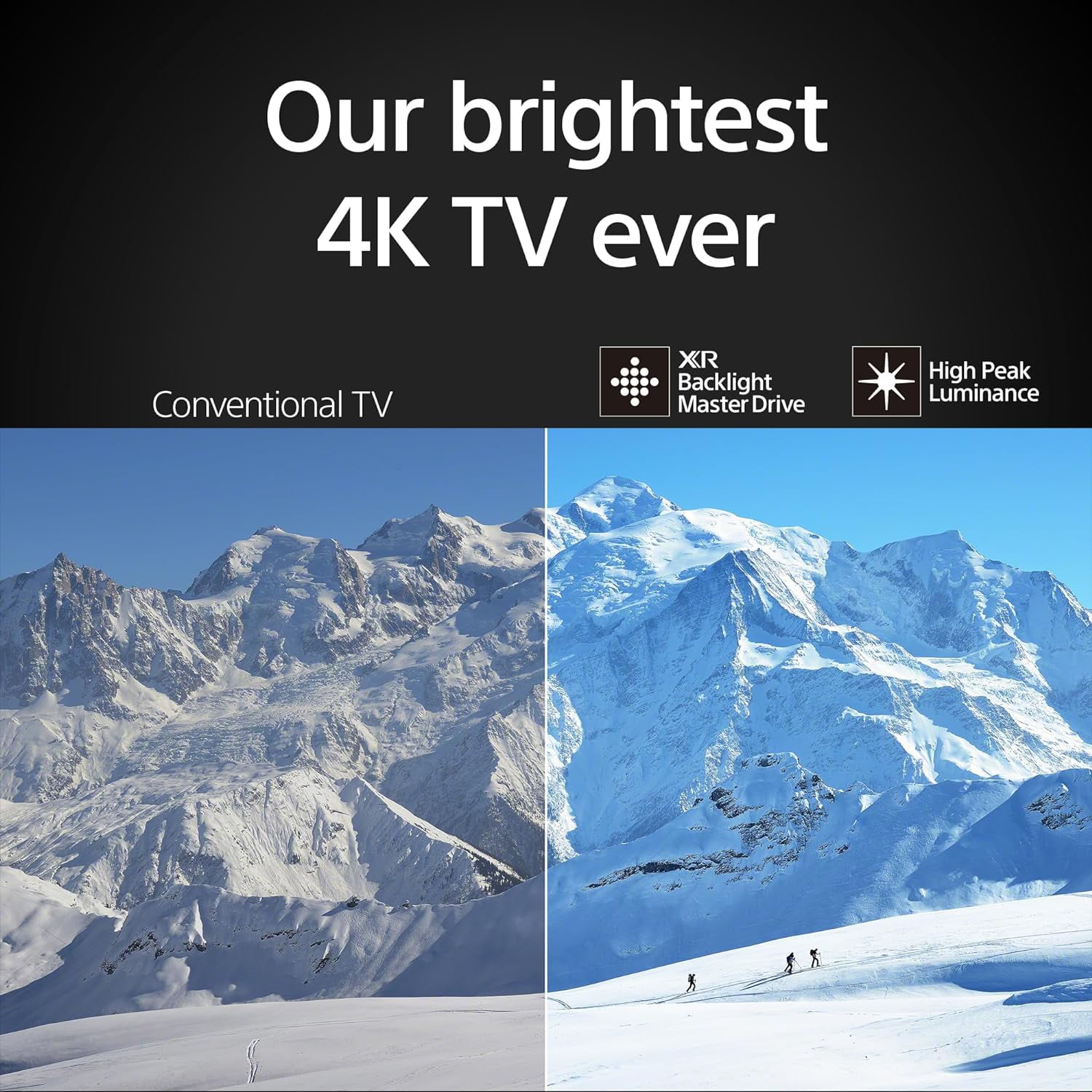 Sony K75XR90 75 Inch XR90 Series Bravia Mini LED HDR QLED 4K Google TV with 2 Year Amber Protection Plan (2024)