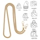 thumbnail image 3 of Correa de cadena plana de hierro, correas de cadena para bolso, cadenas para bolso, reemplazo de hombro, correas de cadena de hueso de serpiente, 3 of 6