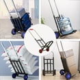 thumbnail image 7 of 6-Wheel Folding Stair Climbing Cart, Heavy Duty Foldable Hand Truck with Metal Frame, Triangular Design Portable Handcart for Indoor and Outdoor Use, 7 of 7