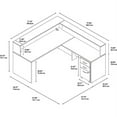 thumbnail image 6 of Series C 66" Shell Desk with 2 Pedestals in Hansen Cherry, 6 of 7