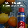thumbnail image 5 of Old Spice Aluminum Free Men's Body Spray Captain, 5.1 oz, 5 of 12
