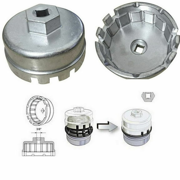 Oil Filter Housing Cap Wrench 14Flutes for Lexus Toyota Highlander Sienna Tundra