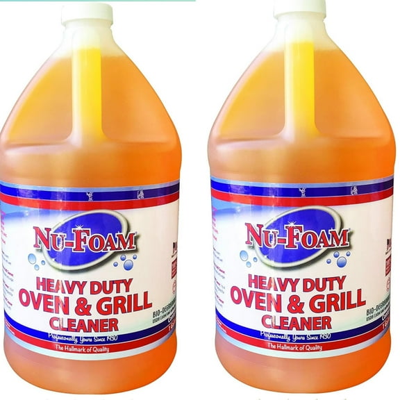 Nu-Foam Glissen Chemical Heavy Duty Oven & Grill Cleaner, 1-Gallon, 2 pack