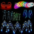 thumbnail image 2 of Gostoto EL Wire 1/2/3/4/5M 10colors Portable Neon Lights for Parties Halloween Blacklight Car DIY Decoration, 2 of 4