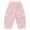 Pink, variant on ZHOGXU Lightweight Fashionable Summer Curved Cut Solid Color Elastic Waist Wide Leg Kids Girls Pants With Pocket All Season Suitable