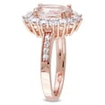 thumbnail image 3 of Everly Women's Morganite Rose Gold Plated Ring, 3 of 7